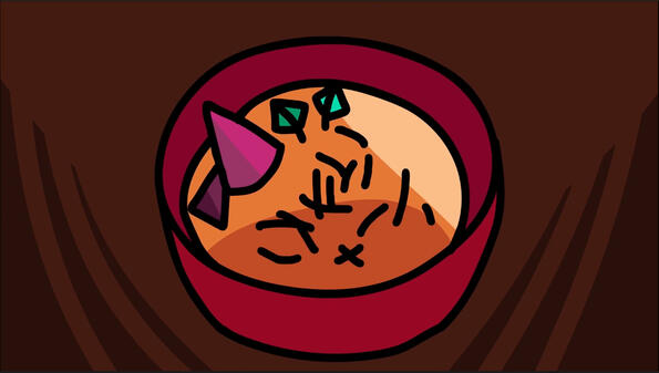 A bowl of Ghoul Soup