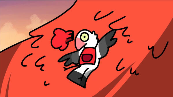 Peck on the back of a Pheonix